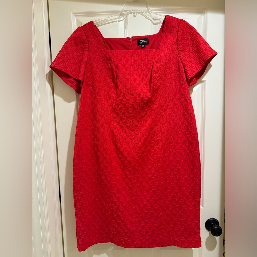 Adrianna Papell Woman 18W Red Dress